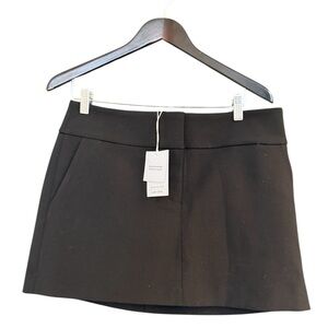 Stockholm Atelier NWT size 8  Black Mini Skirt